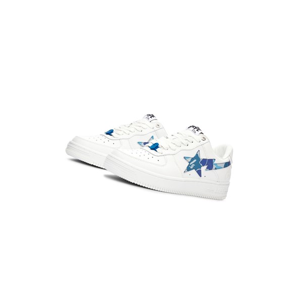 Trampki Damskie A BATHING APE Bape Sta™ White / Abc Camo Low Niebieskie | HTKP-31249