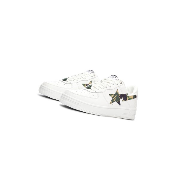 Trampki Damskie A BATHING APE Bape Sta™ White / Abc Camo Low Zielone | PYGJ-85160