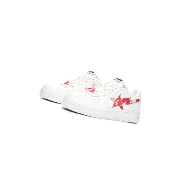 Trampki Damskie A BATHING APE Bape Sta™ White / Abc Camo Low Różowe | VEWB-12679