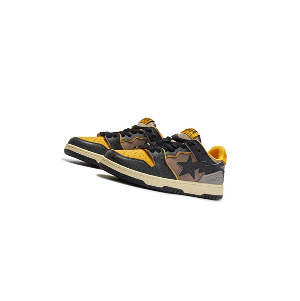 Trampki Męskie A BATHING APE Bape Sk8 Sta #5 M1 Low Czarne | FZMT-01968