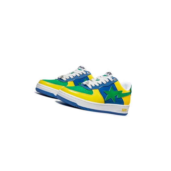 Trampki Męskie A BATHING APE Bape Sta M1 Low Żółte | VPBK-37845