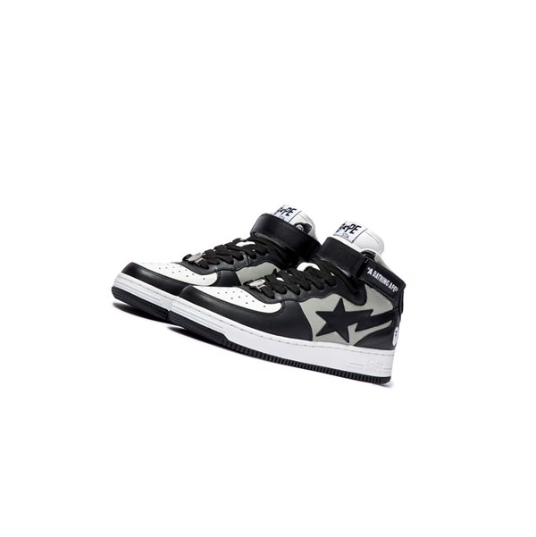 Trampki Męskie A BATHING APE Bape Sta Mi #2 M2 High Czarne | PTSE-19847