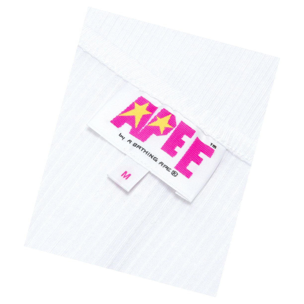 Bluzka Damskie A BATHING APE Bape Logo Drawstring Cropped Top Krótkie Sleeve Białe | UHNS-07914