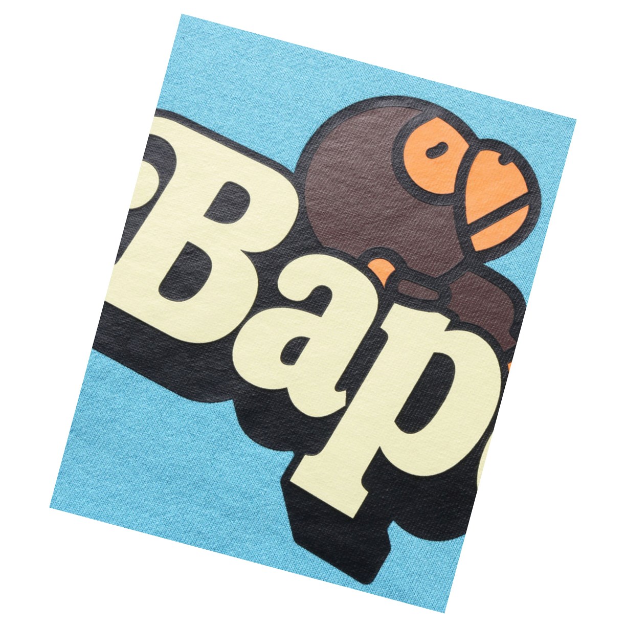 Bluzy Z Kapturem Damskie A BATHING APE Bape Milo On Bape Pullover Głęboka Niebieskie | HCUW-02347