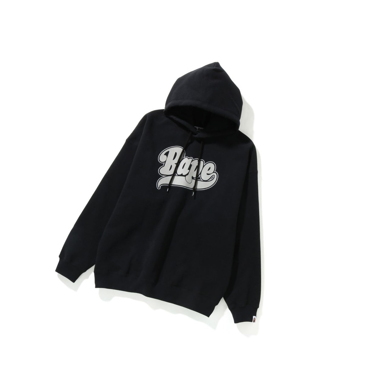 Bluzy Z Kapturem Damskie A BATHING APE Bape Oversized Pullover Czarne | KDIO-91206