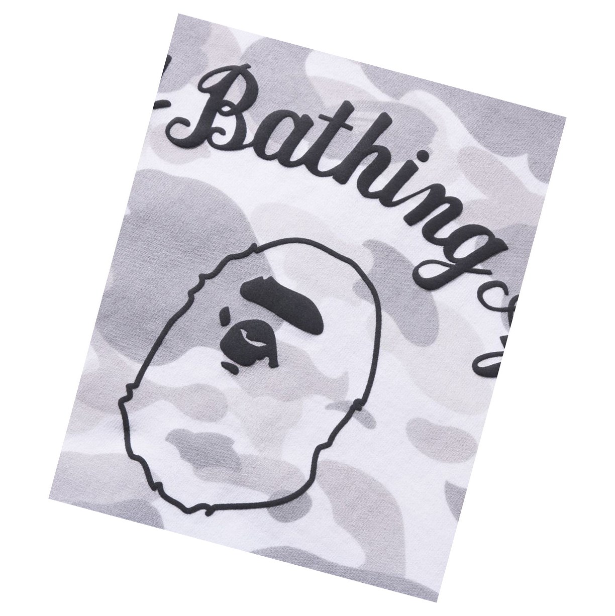 Bluzy Z Kapturem Damskie A BATHING APE Bape A Bathing Ape Color Camo Oversized Full Zip Throughs Białe | NIGO-07692