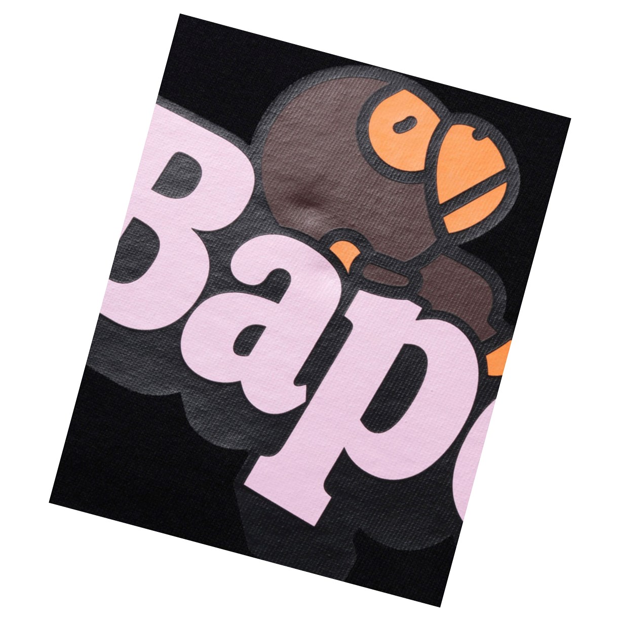 Bluzy Z Kapturem Damskie A BATHING APE Bape Milo On Bape Pullover Czarne | STVB-10435