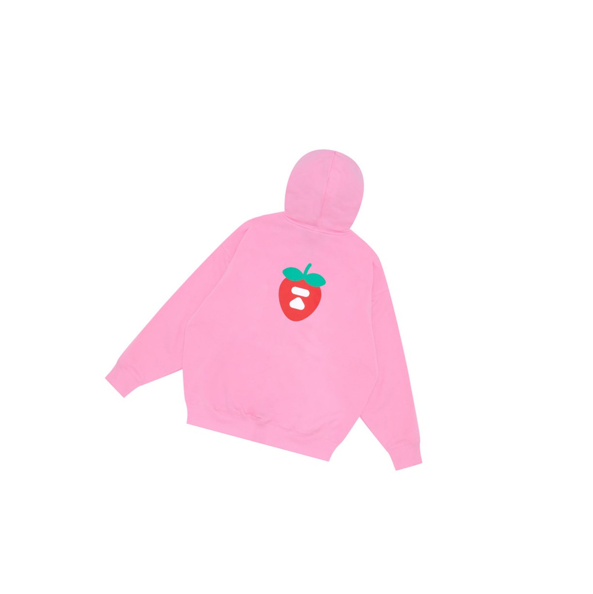 Bluzy Z Kapturem Damskie A BATHING APE Bape Oversized Zip Throughs Różowe | UKXY-71029