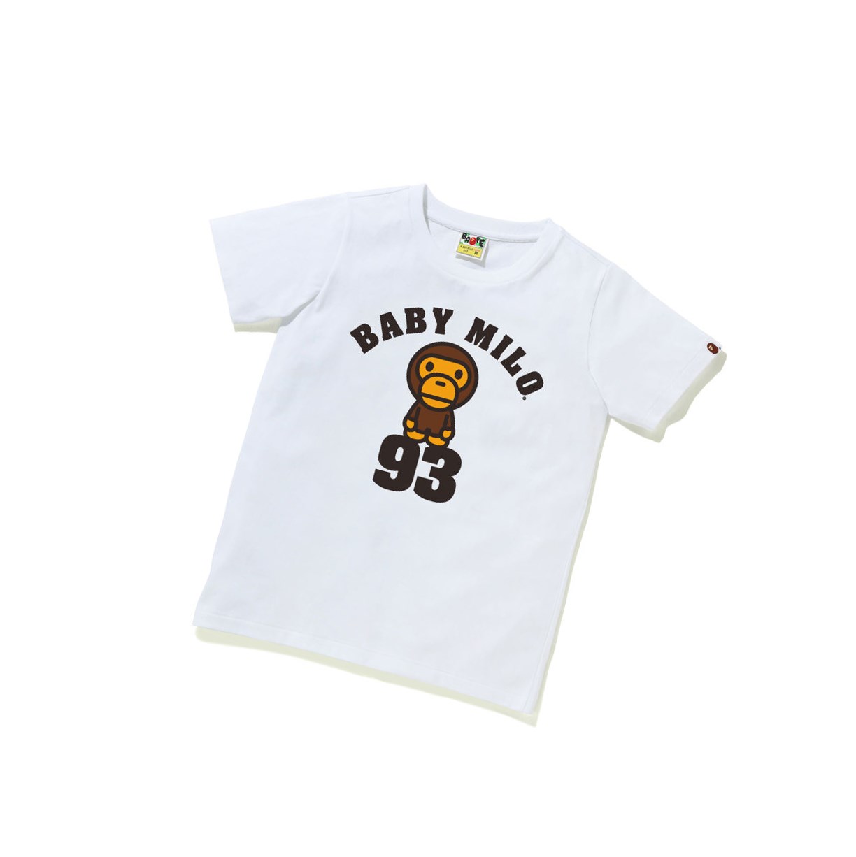 Koszulki Damskie A BATHING APE Bape Baby Milo On 93 Tee Krótkie Sleeve Białe | APBJ-46291