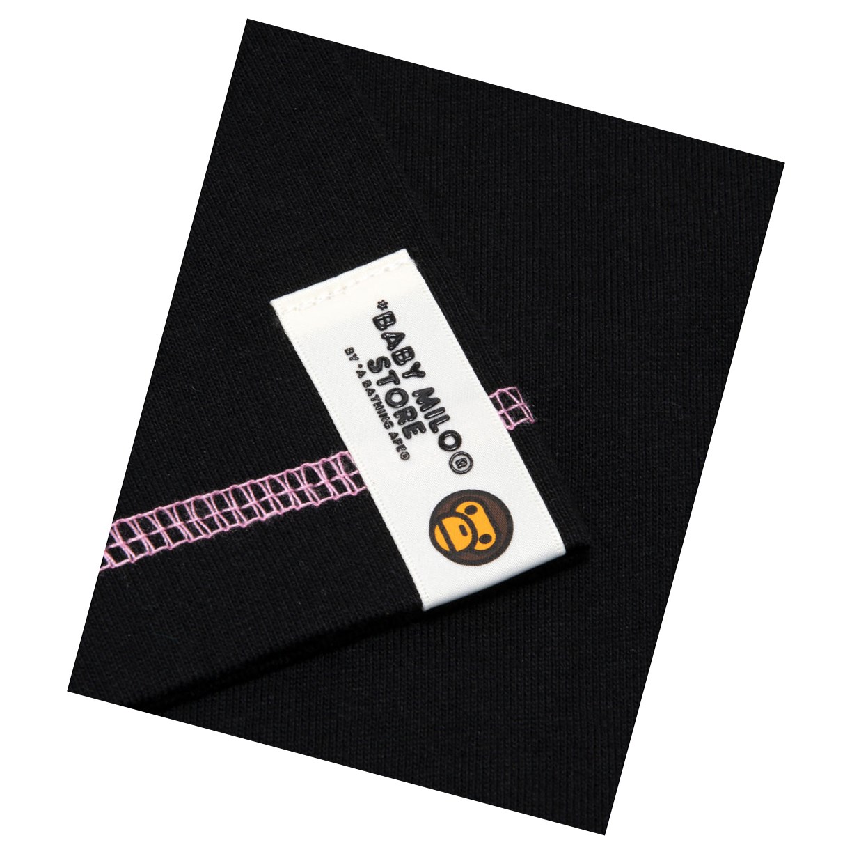 Koszulki Damskie A BATHING APE Bape Baby Milo Boxy Fit Tee Krótkie Sleeve Czarne | CXFA-96247