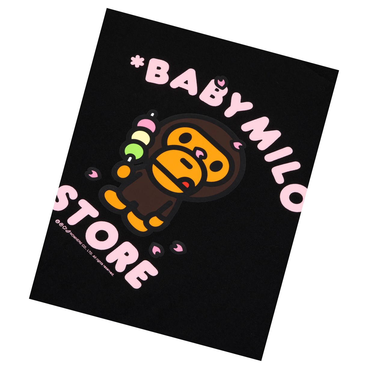 Koszulki Damskie A BATHING APE Bape Baby Milo Boxy Fit Tee Krótkie Sleeve Czarne | CXFA-96247