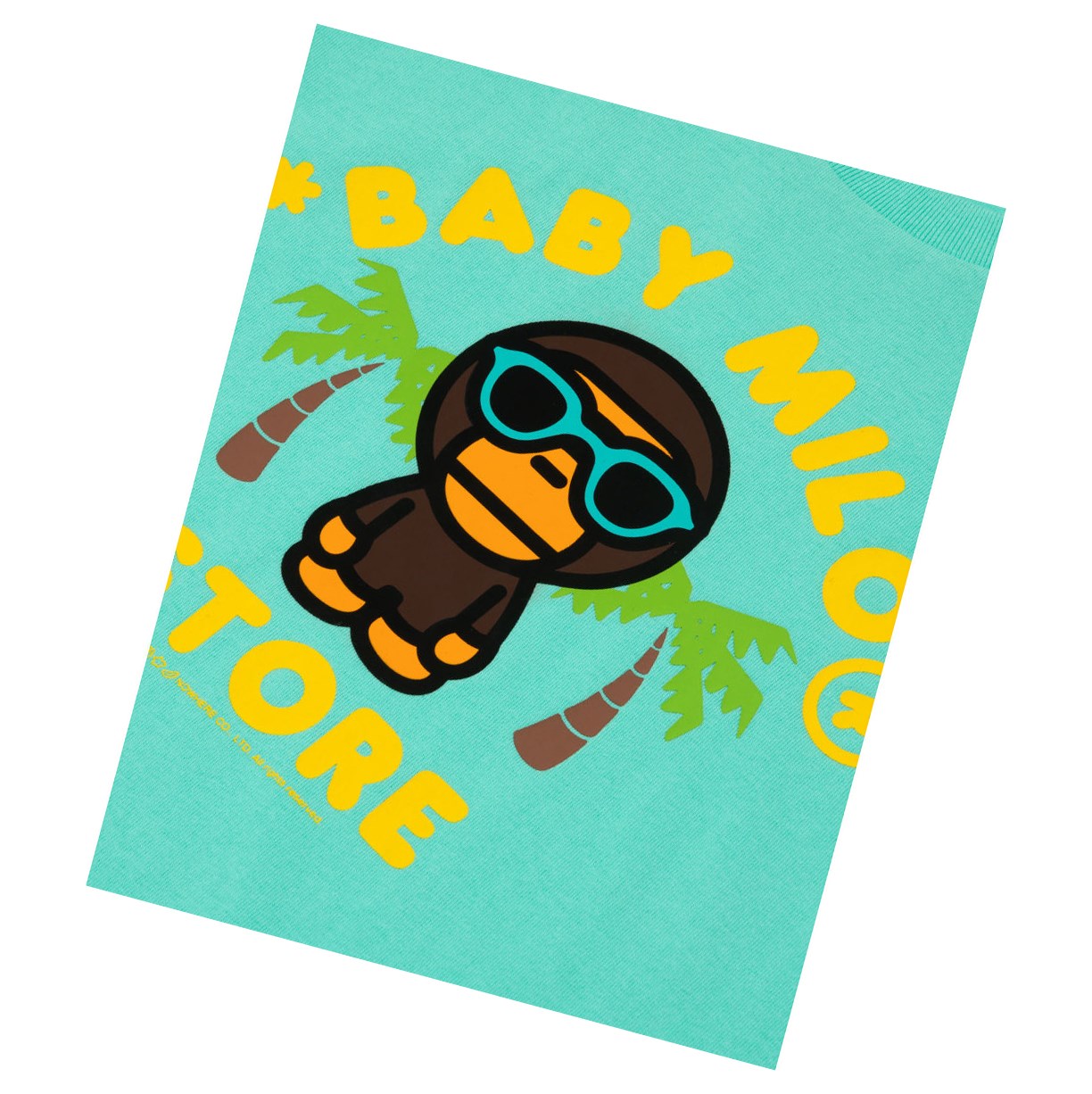 Koszulki Damskie A BATHING APE Bape Baby Milo Printed Tee Krótkie Sleeve Mięta | NOAK-25310