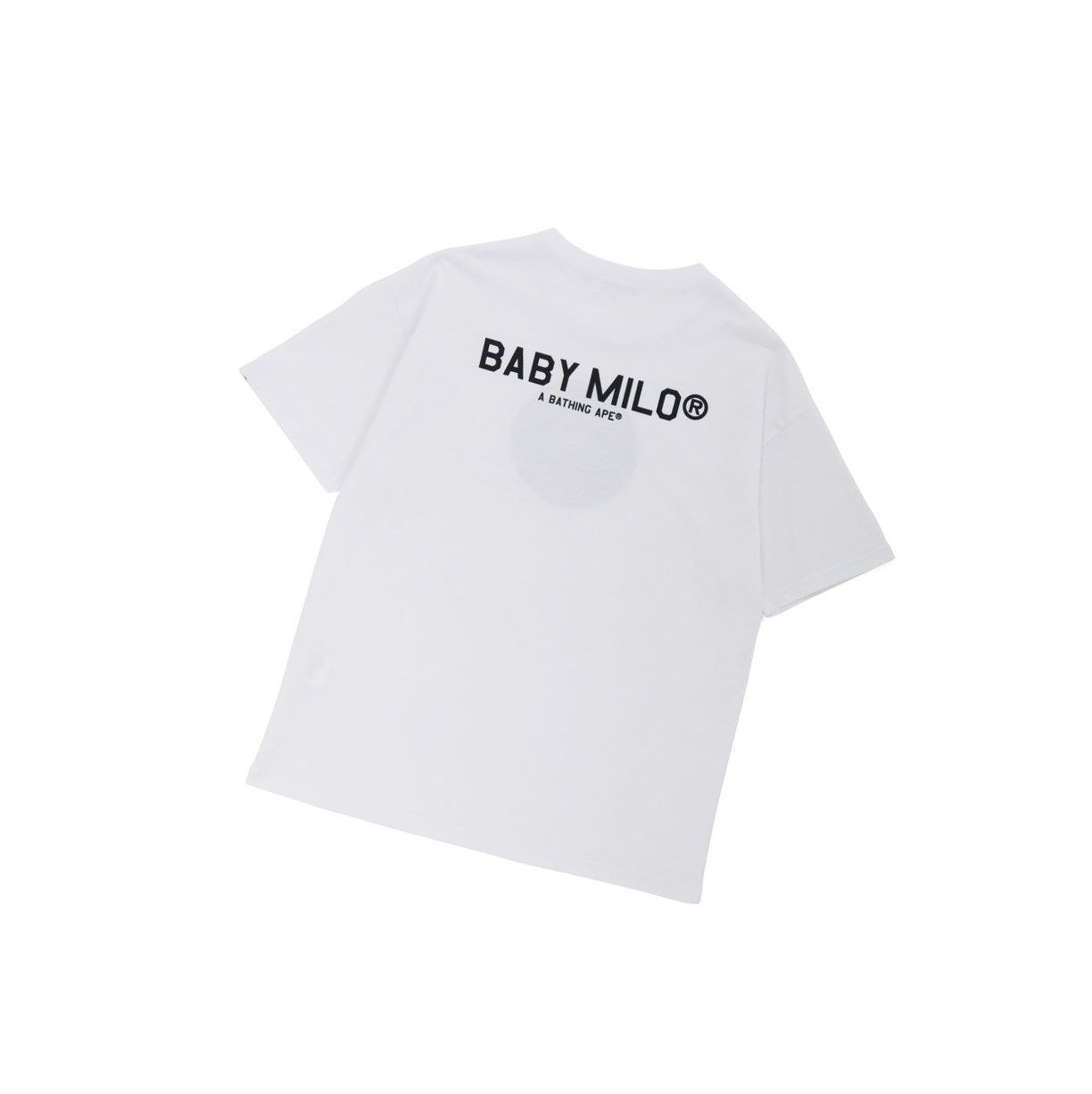 Koszulki Damskie A BATHING APE Bape Baby Milo Sequin Oversized Tee Krótkie Sleeve Białe | OTUH-35260