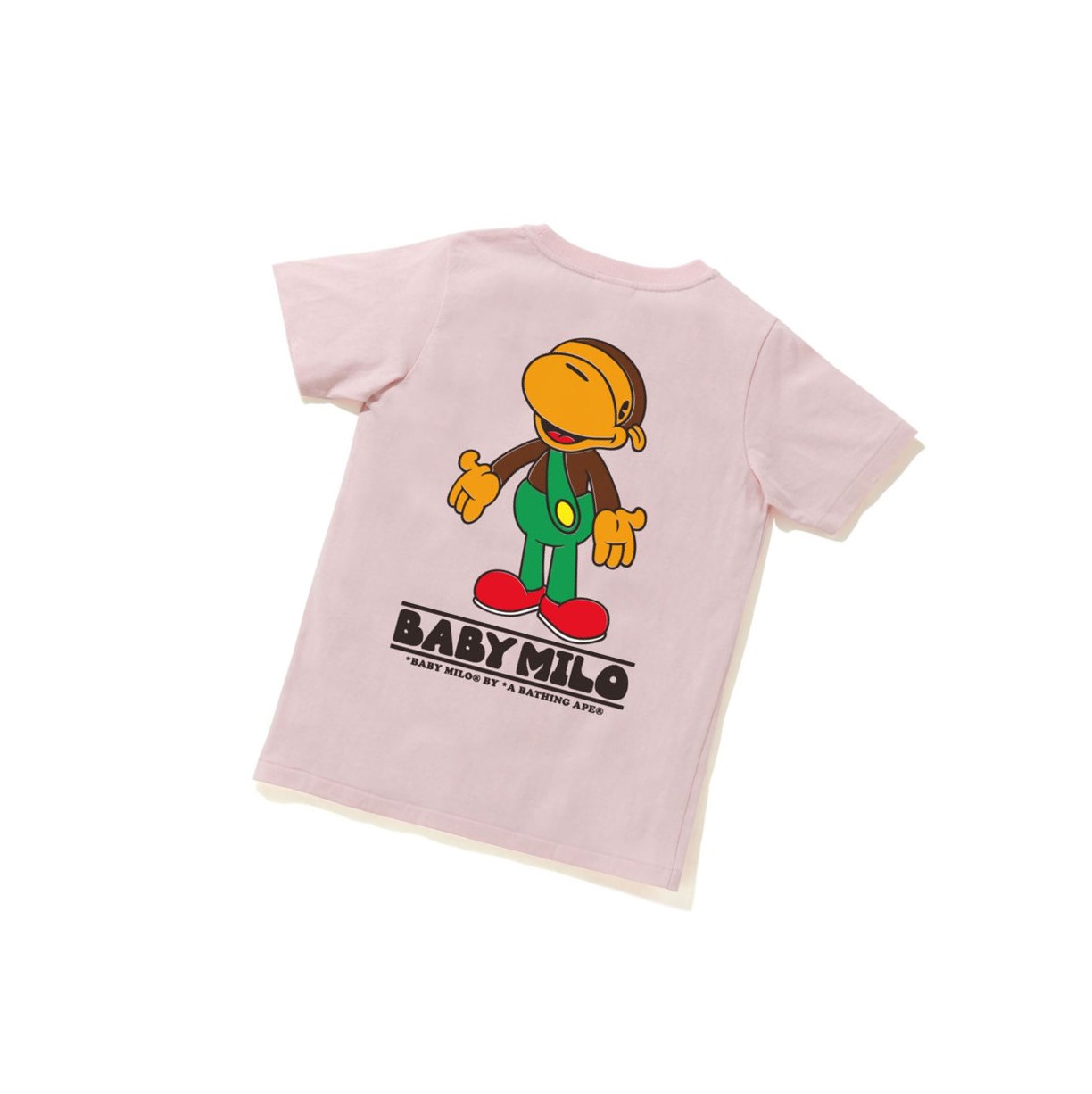 Koszulki Damskie A BATHING APE Bape Klasyczne Baby Milo Tee #2 Krótkie Sleeve Różowe | IPYB-67950