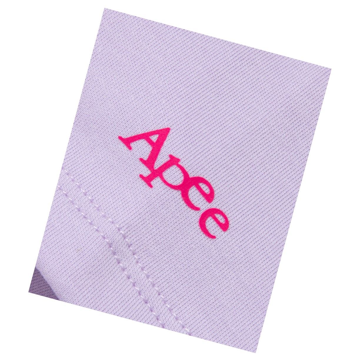 Koszulki Damskie A BATHING APE Bape Logo Berry Tee Krótkie Sleeve Lilac | DPMJ-60721