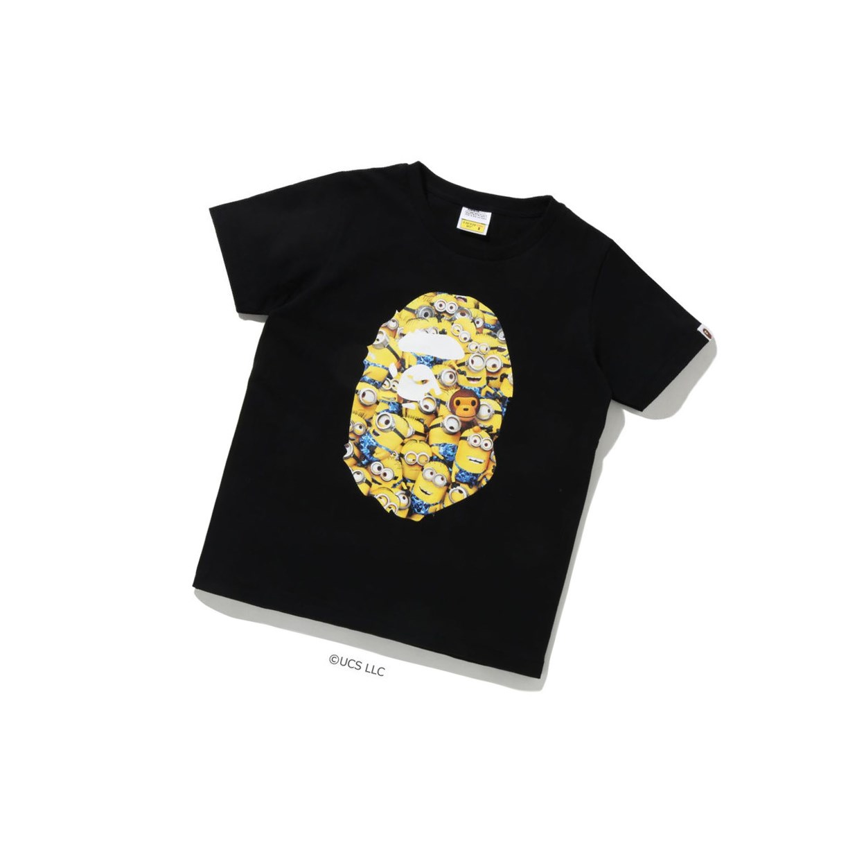 Koszulki Damskie A BATHING APE Bape X Minions Tee09 Krótkie Sleeve Czarne | YCHP-97680