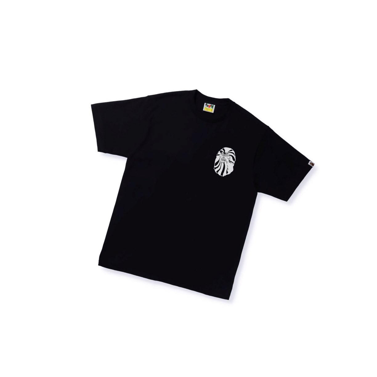 Koszulki Męskie A BATHING APE Bape Ape Head Tee #1 Krótkie Sleeve Czarne | LRMN-85120