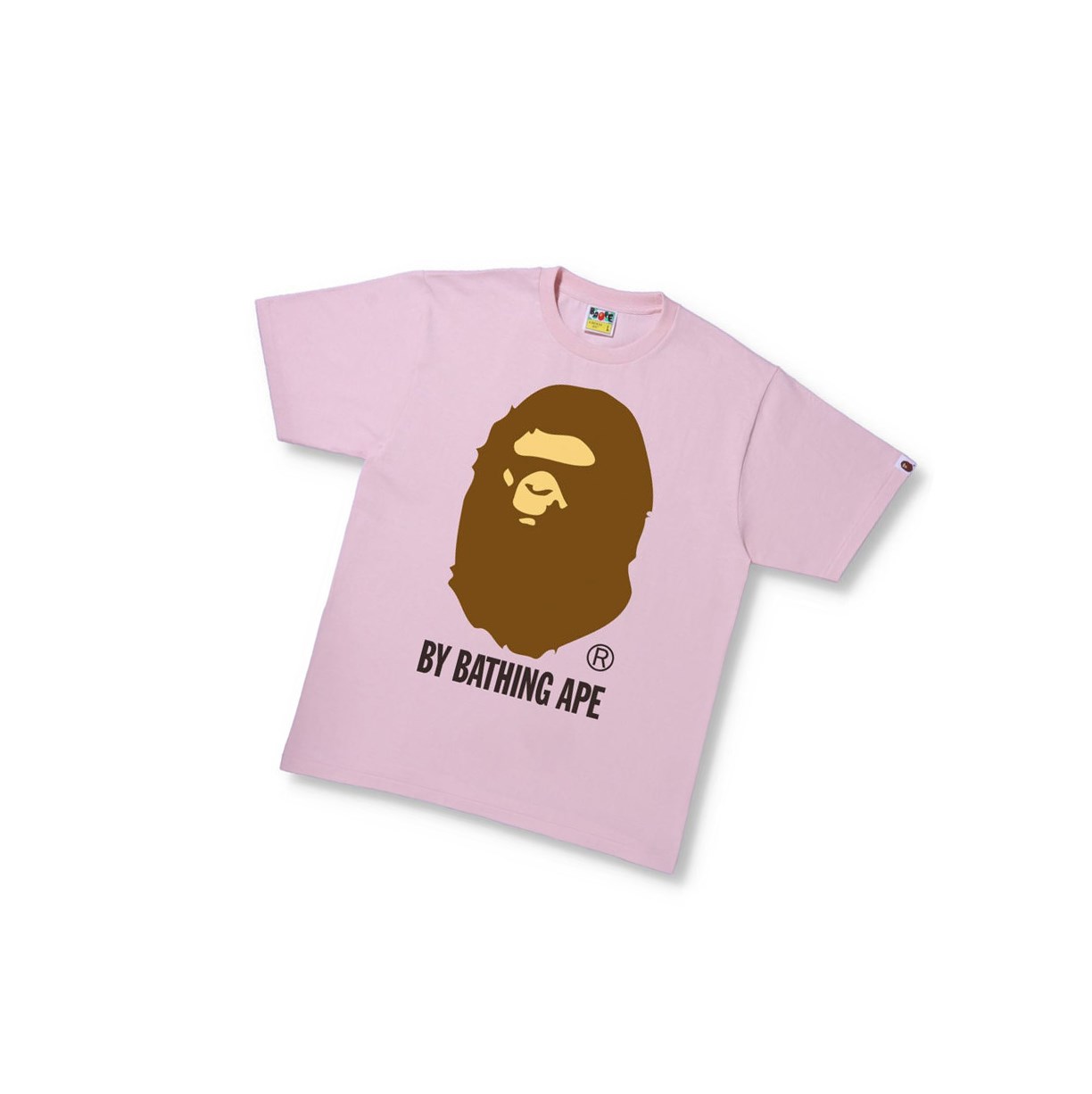 Koszulki Męskie A BATHING APE Bape By Bathing Ape Tee Krótkie Sleeve Różowe | JHPG-34719