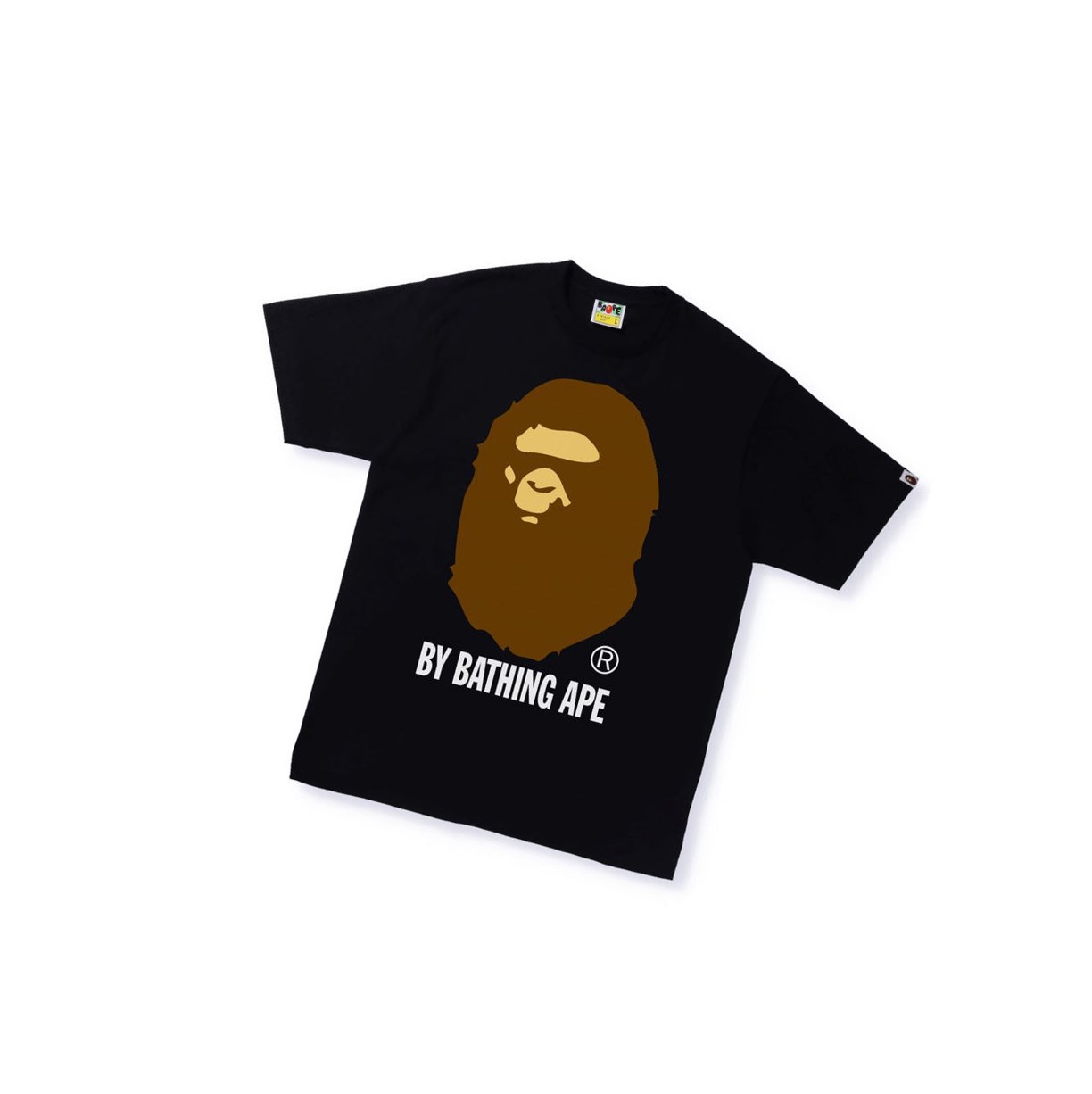 Koszulki Męskie A BATHING APE Bape By Bathing Ape Tee Krótkie Sleeve Czarne | POEB-93672