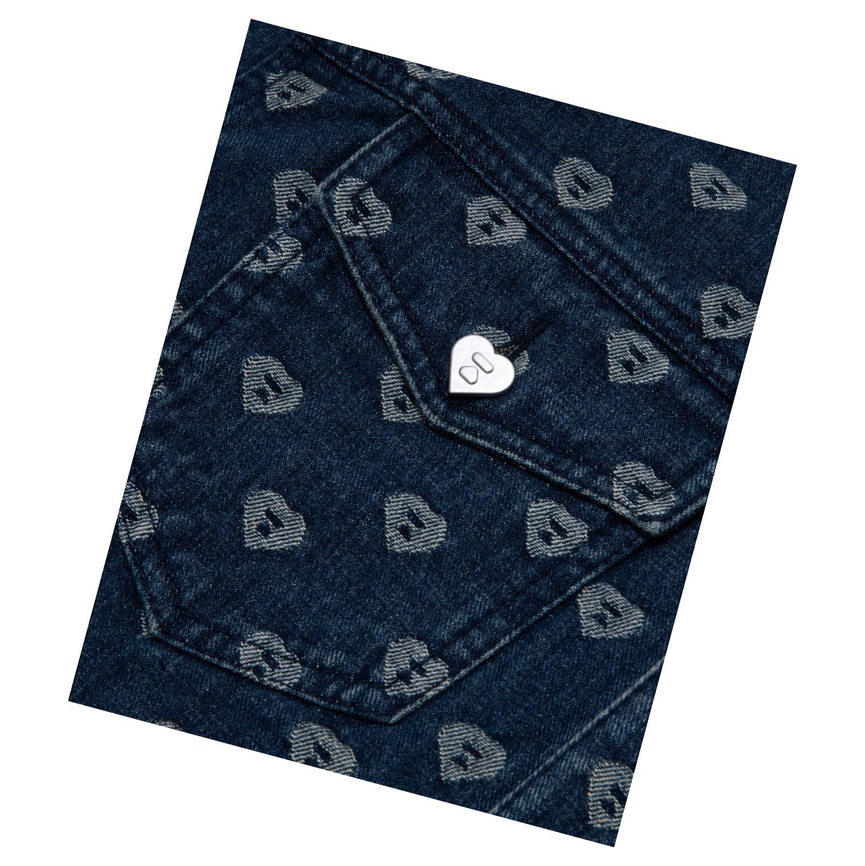 Kurtki Damskie A BATHING APE Bape Patterned Denim Thin Denim | KENV-58432