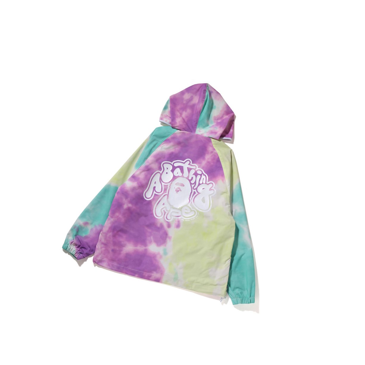 Kurtki Damskie A BATHING APE Bape Tie-dye Oversized Full Zip Thin Caise | KJRY-12970