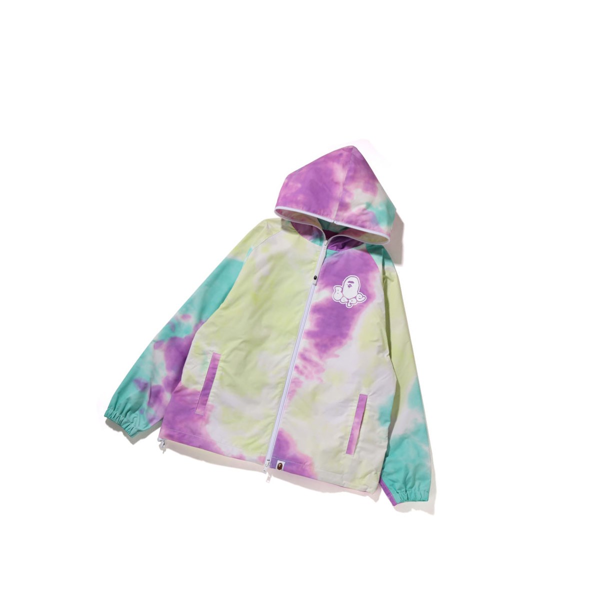 Kurtki Damskie A BATHING APE Bape Tie-dye Oversized Full Zip Thin Caise | KJRY-12970