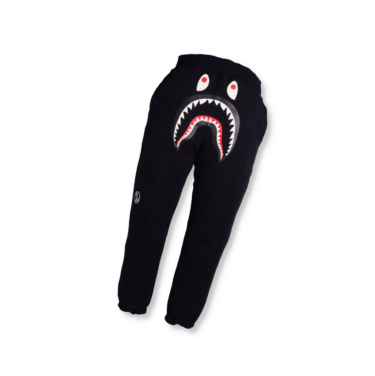 Spodnie Męskie A BATHING APE Bape X Ovo Woodland Camo Shark Reversible Sweatpants Sweat Czarne | USJE-14026