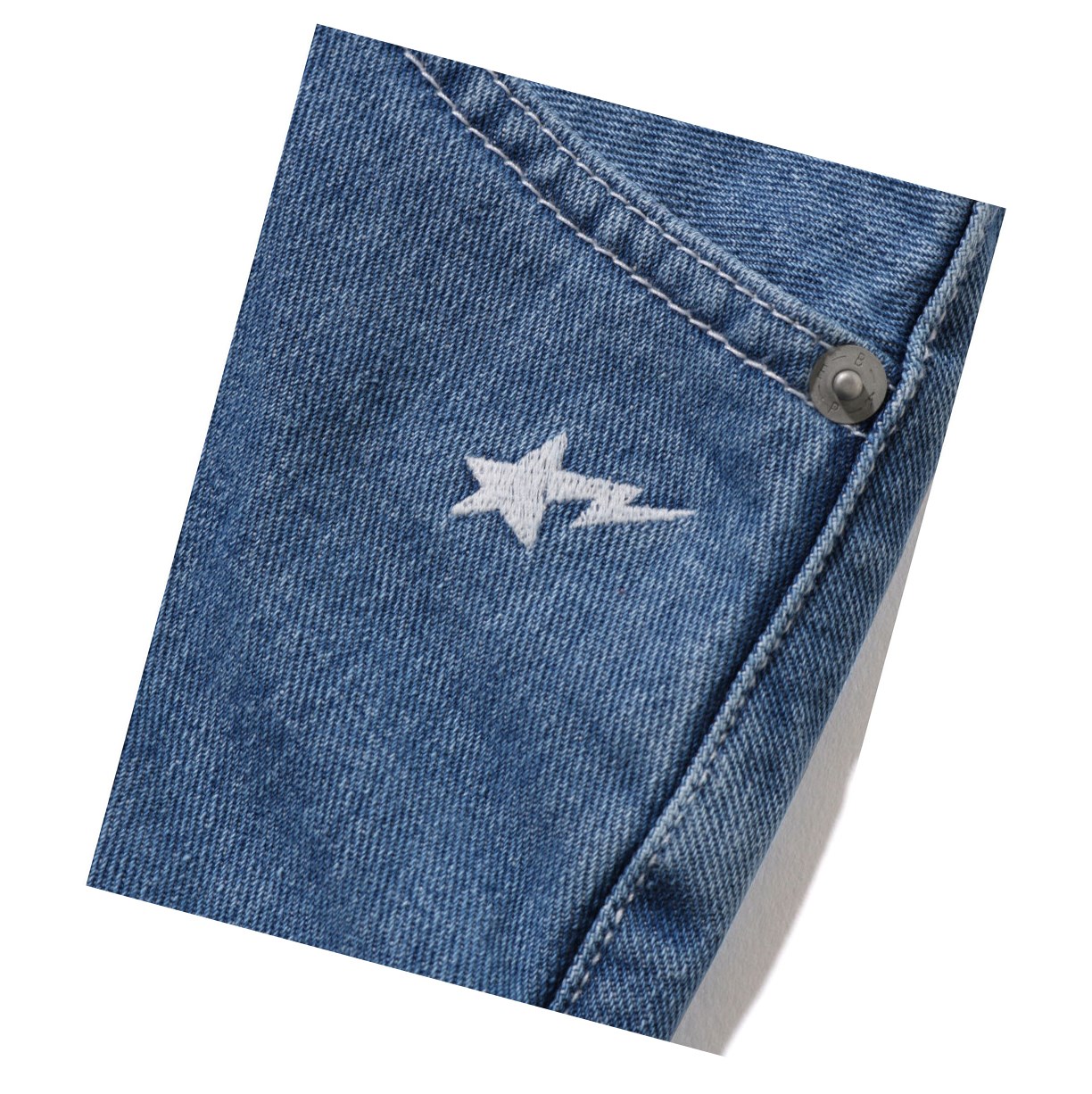 Spódnice Damskie A BATHING APE Bape Multi Fonts Denim Denim | OCGF-92360