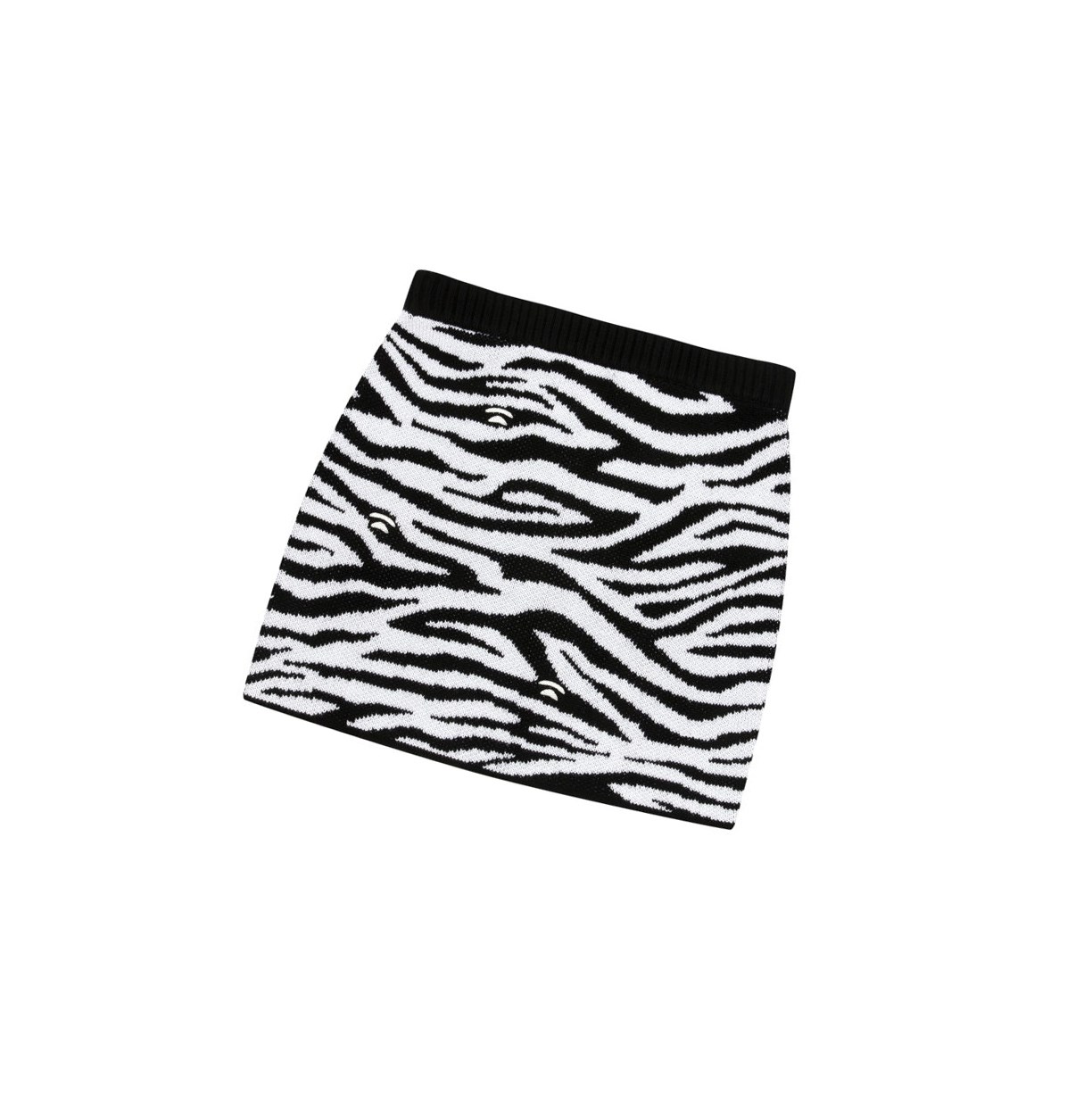 Spódnice Damskie A BATHING APE Bape Zebra Pattern Knit Mini Czarne | VUNF-97843