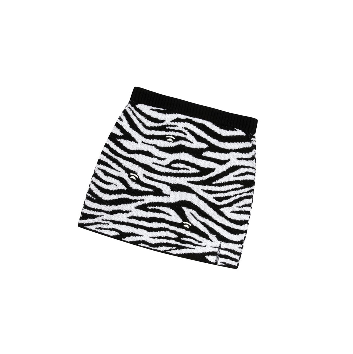 Spódnice Damskie A BATHING APE Bape Zebra Pattern Knit Mini Czarne | VUNF-97843