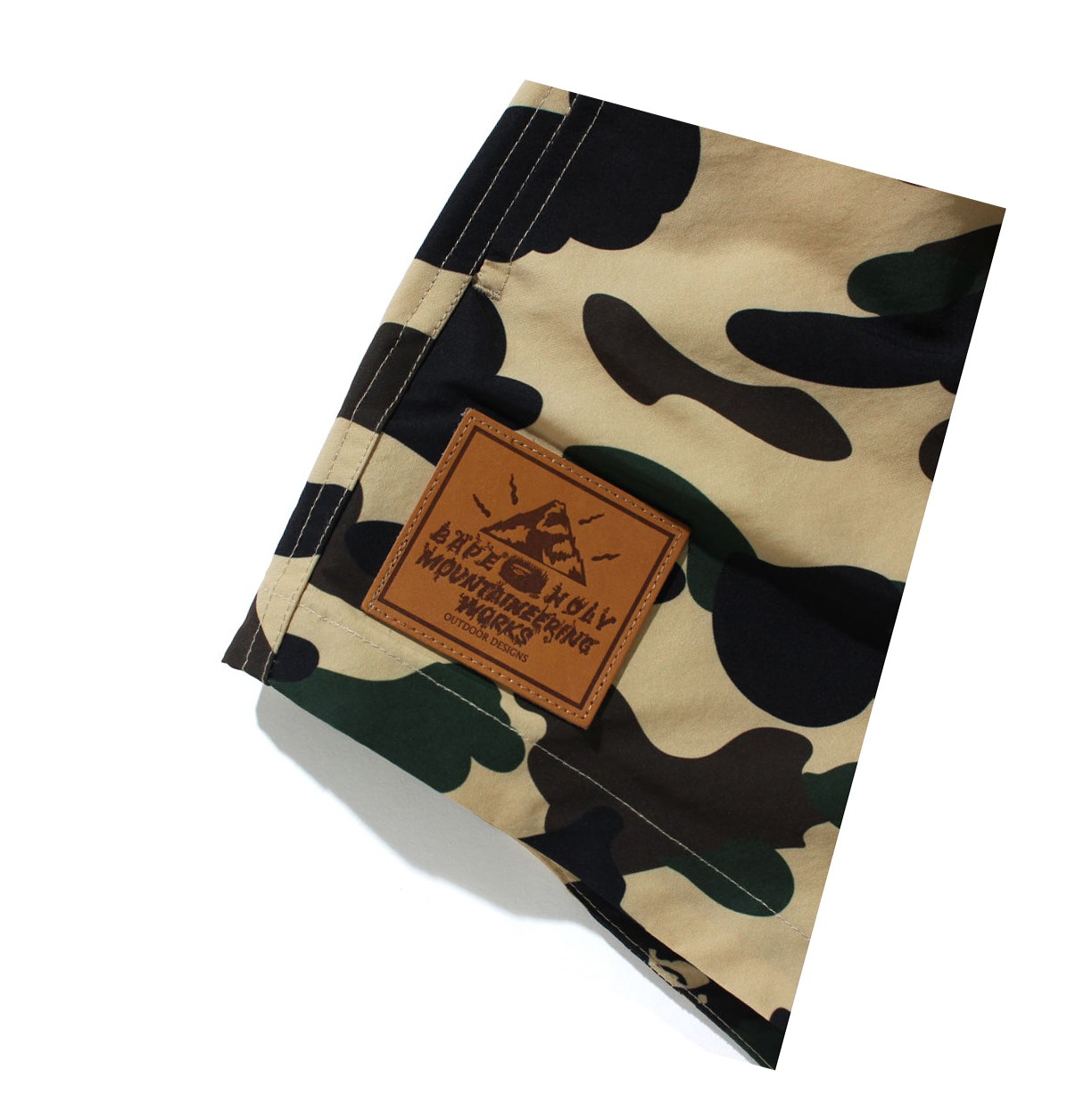 Szorty Damskie A BATHING APE Bape 1st Camo Żółte | QLUX-47208