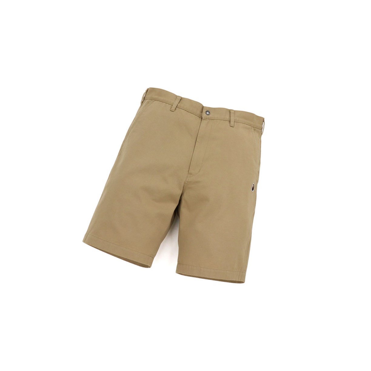 Szorty Męskie A BATHING APE Bape One Point Chino Beżowe | ZLEN-52139