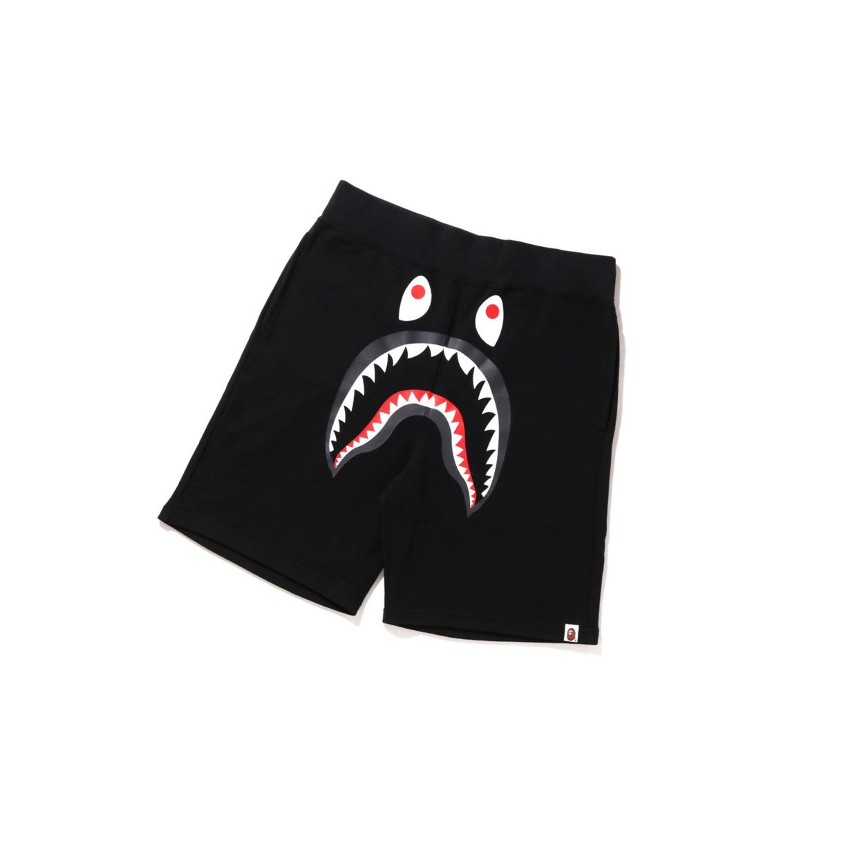 Szorty Męskie A BATHING APE Bape Shark Sweat Czarne | UXZV-76923