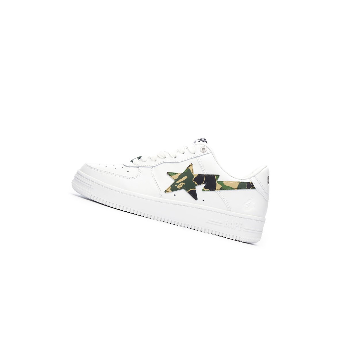 Trampki Damskie A BATHING APE Bape Sta™ White / Abc Camo Low Zielone | PYGJ-85160