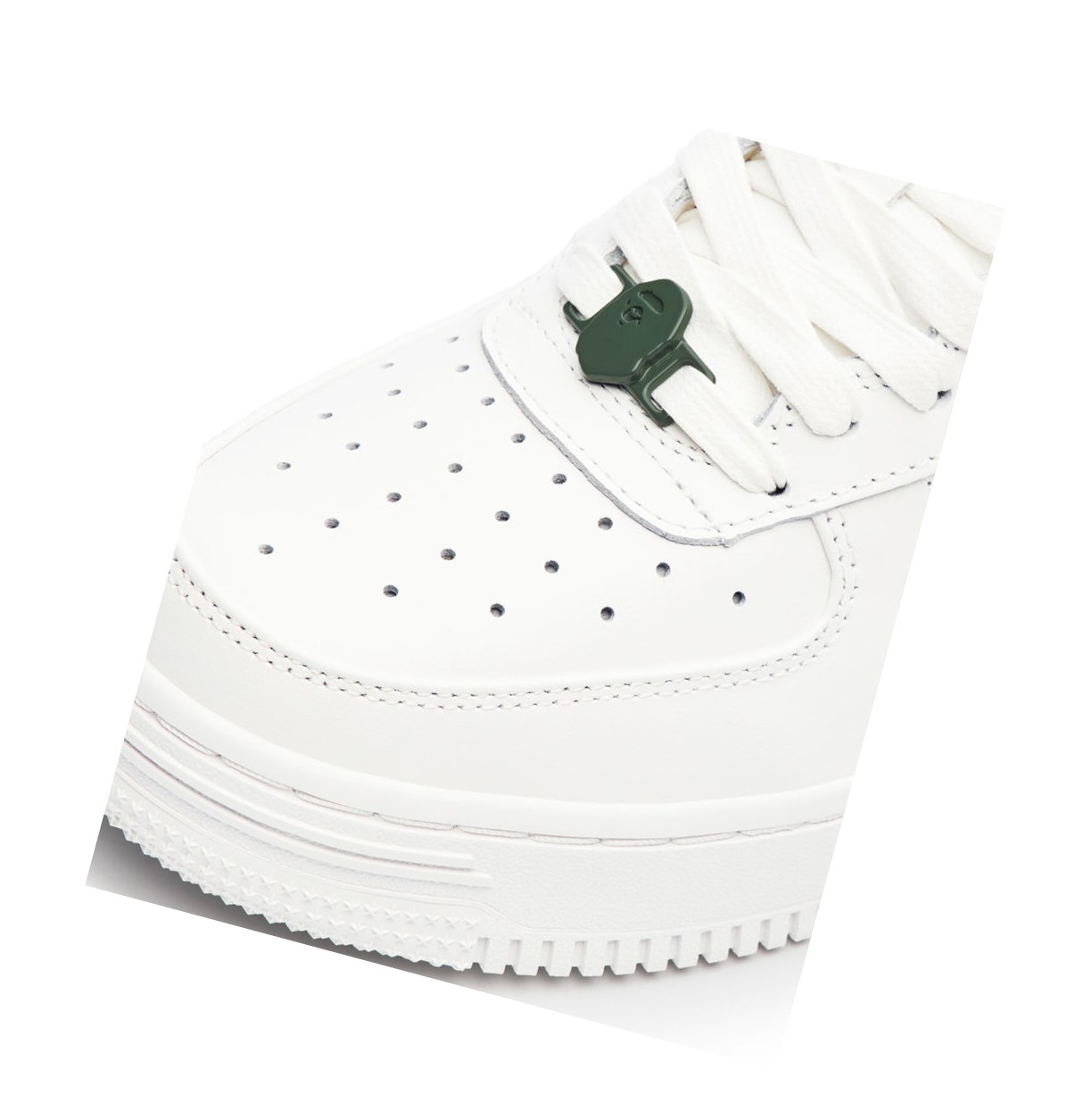 Trampki Damskie A BATHING APE Bape Sta™ White / Abc Camo Low Zielone | PYGJ-85160