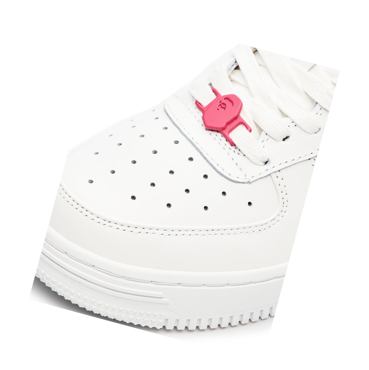 Trampki Damskie A BATHING APE Bape Sta™ White / Abc Camo Low Różowe | VEWB-12679