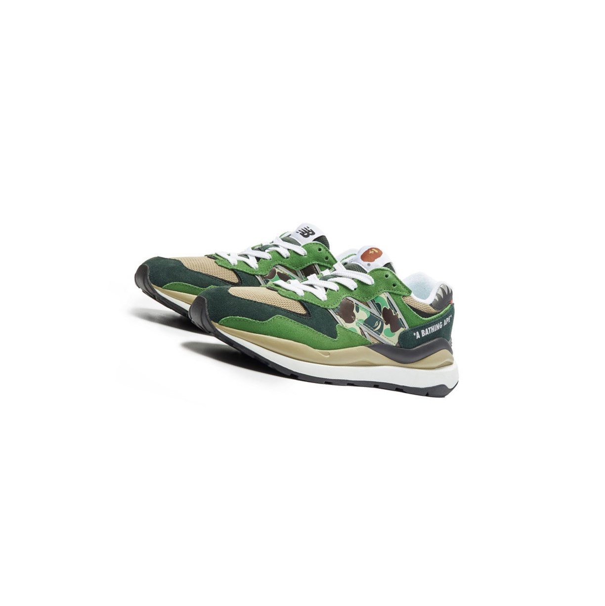 Trampki Damskie A BATHING APE Bape X New Balance 5740 Low Zielone | PGIU-34725