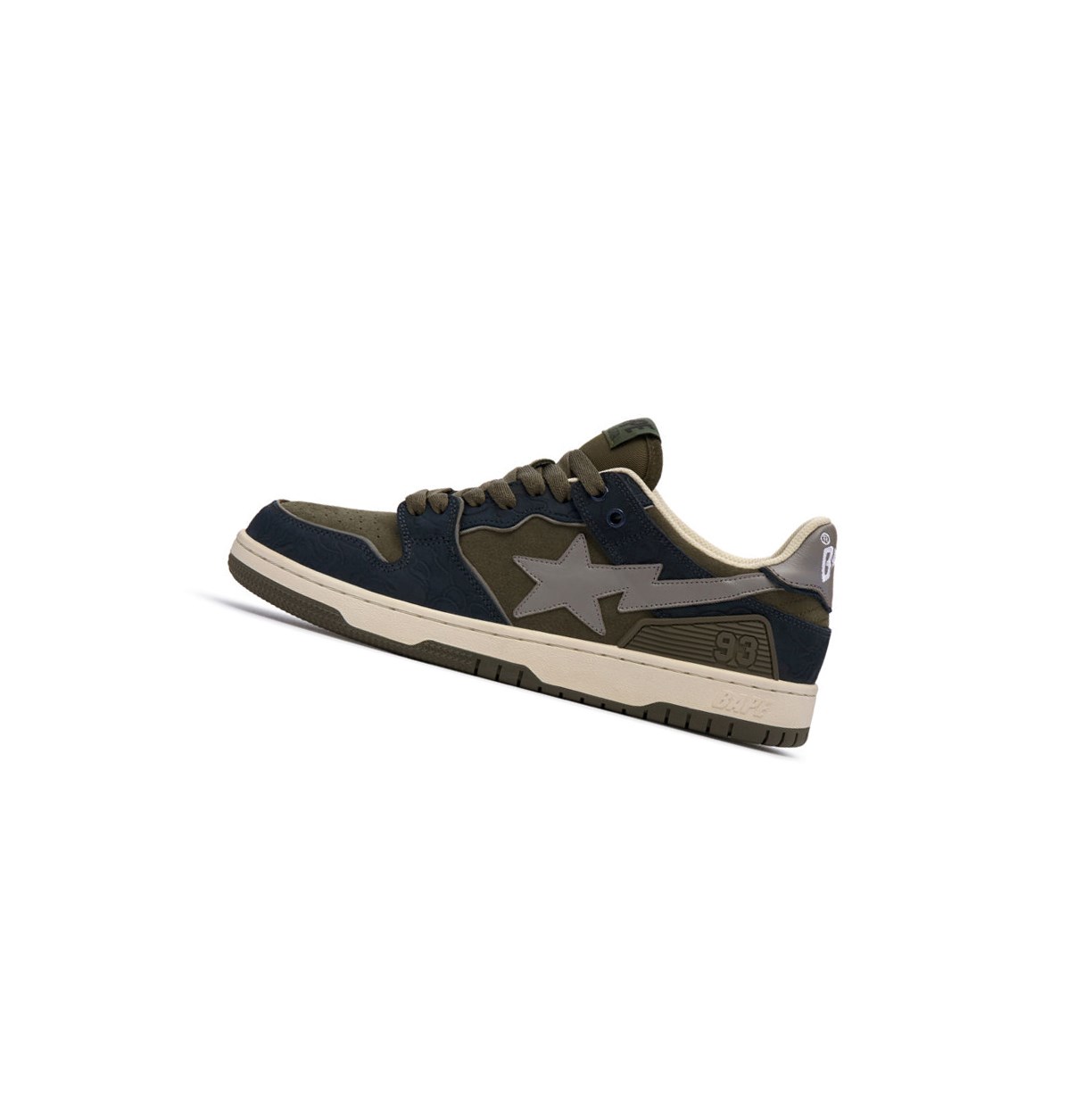 Trampki Męskie A BATHING APE Bape Sk8 Sta #5 Low Niebieskie | LXZV-27659