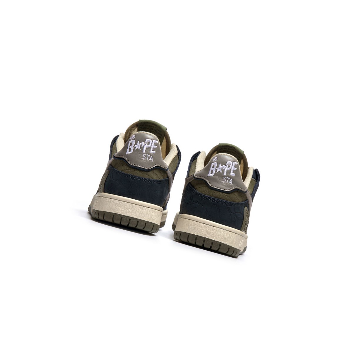 Trampki Męskie A BATHING APE Bape Sk8 Sta #5 Low Niebieskie | LXZV-27659