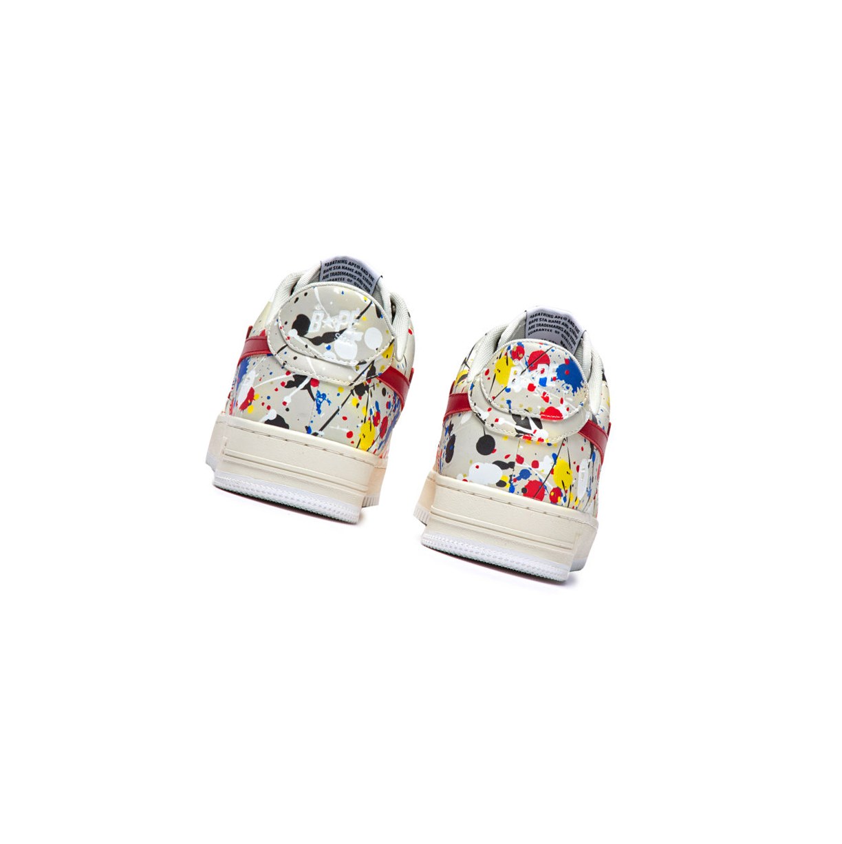 Trampki Męskie A BATHING APE Bape Sta #3 M2 Low Białe | FLQA-43127