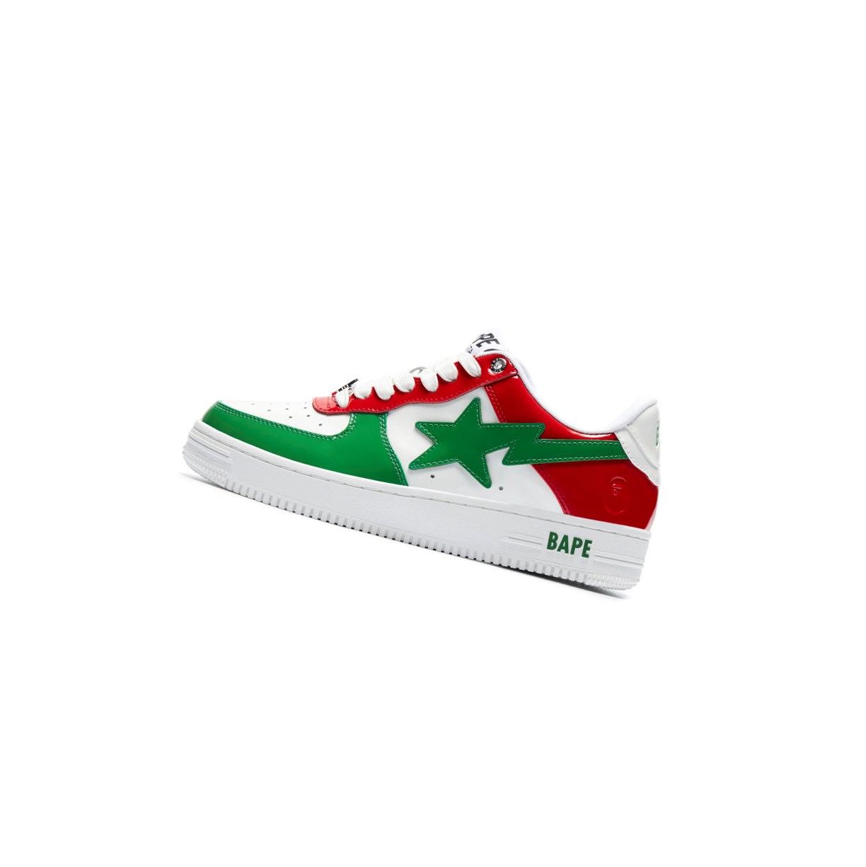 Trampki Męskie A BATHING APE Bape Sta M1 Low Zielone | LNSA-75196