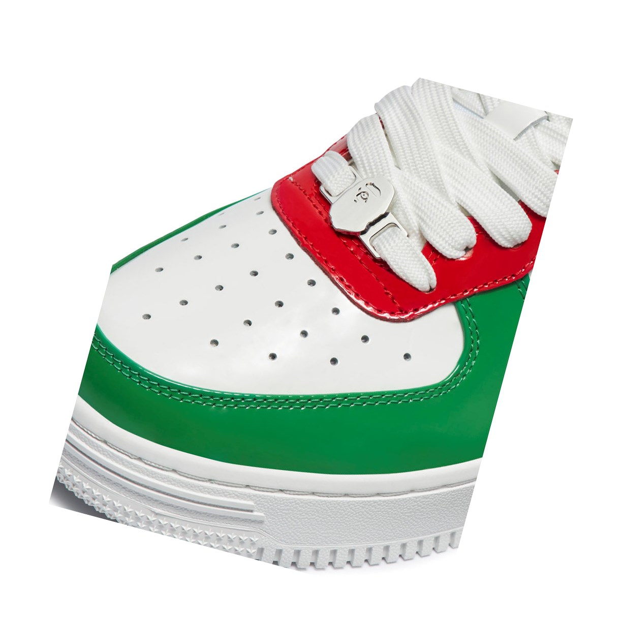 Trampki Męskie A BATHING APE Bape Sta M1 Low Zielone | LNSA-75196