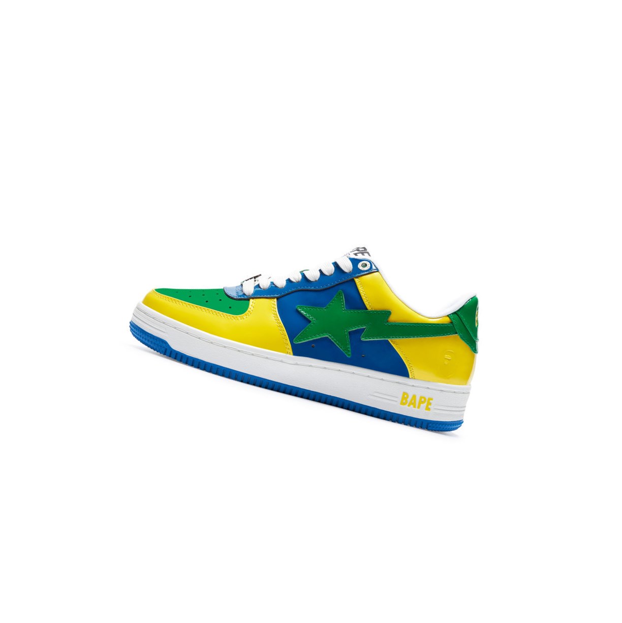 Trampki Męskie A BATHING APE Bape Sta M1 Low Żółte | VPBK-37845