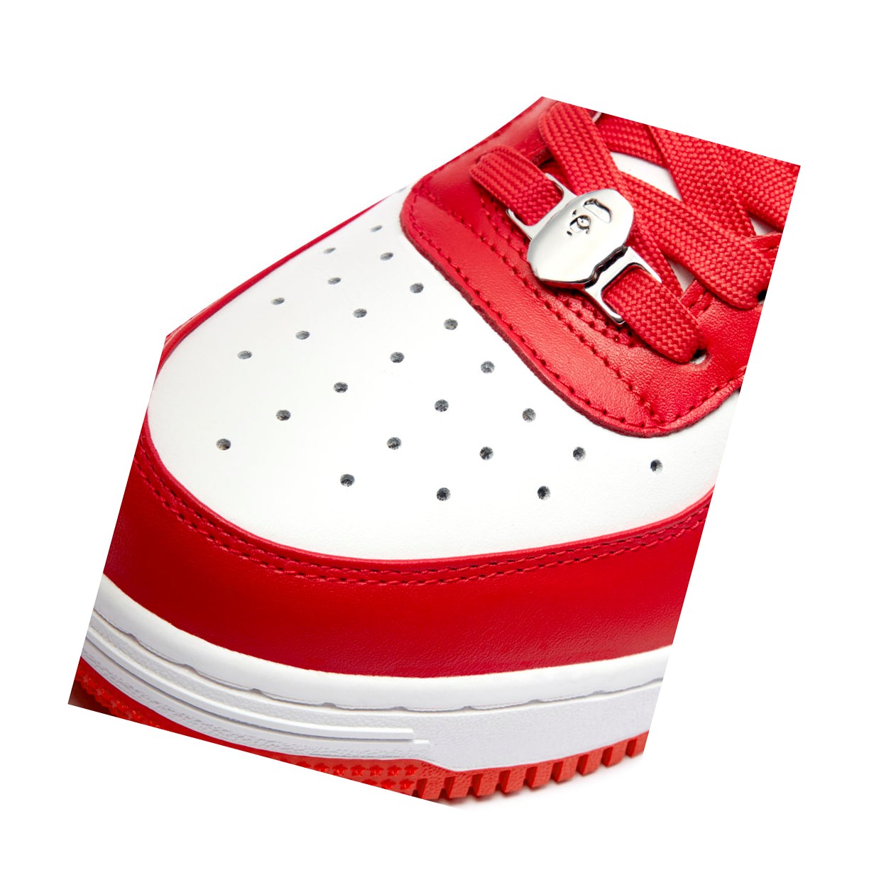 Trampki Męskie A BATHING APE Bape Sta Mi #2 M2 High Czerwone | PNUZ-49028