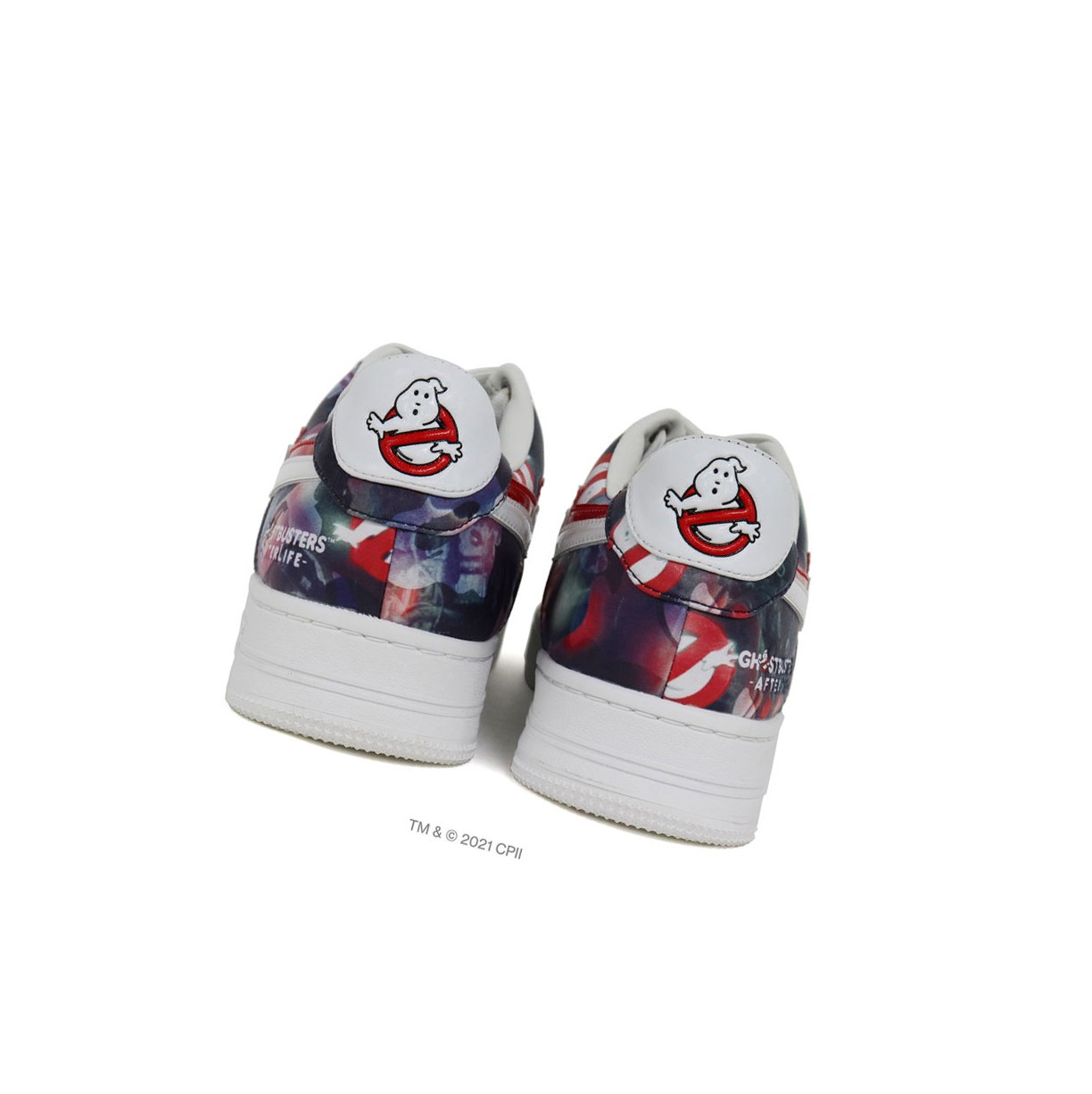 Trampki Męskie A BATHING APE Bape X Ghostbusters Camo Baby Milo Double Bape Sta™ Low Mid Fioletowe | QEBS-79230